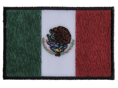 Subdued Mexico Flag Patch