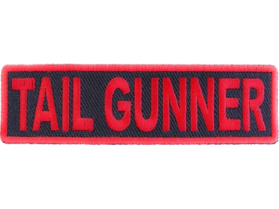 Tail Gunner Patch in Red