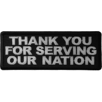 Thank You For Serving Our Nation Patch