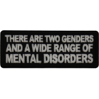 There are two genders a wide range of Mental disorders Patch