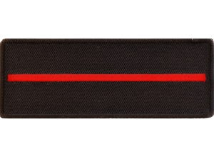 Thin Red Line Patch For Firefighters | Embroidered Patches