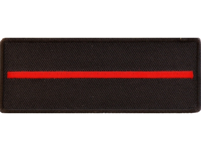 Thin Red Line Patch For Firefighters | Embroidered Patches