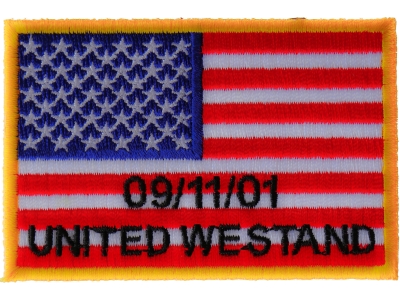 United We Stand 91101 Flag Patch | Embroidered Patches