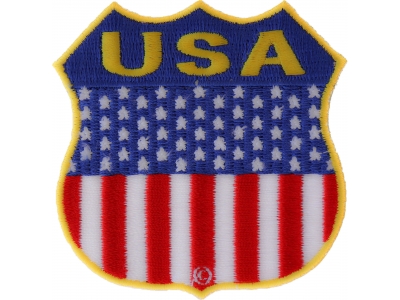 USA  Shield Flag Patch | Embroidered Patches