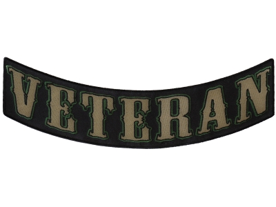 Veteran Lower Rocker Patch | US Military Veteran Patches