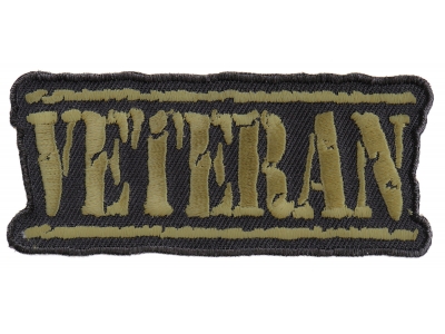 Veteran Patch Old Stamper Green | US Military Veteran Patches