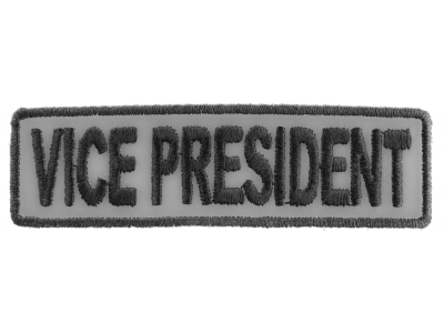 Vice President Patch 3.5 Inch Reflective | Embroidered Patches