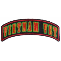 Vietnam Vet Rocker Small Patch | US Military Vietnam Veteran Patches