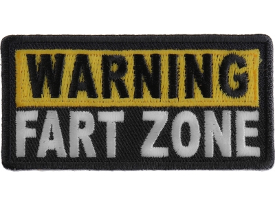 Warning Fart Zone Patch | Embroidered Patches