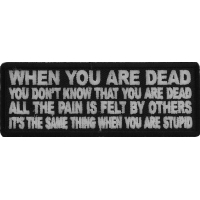 When You are Dead You Don't Know That You are Dead Patch