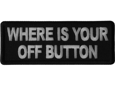 Where your Off Button Patch