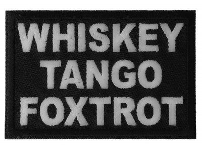 Whiskey Tango Foxtrot WTF Patch