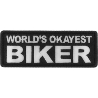 World's Okayest Biker Patch