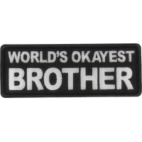 World's Okayest Brother Patch