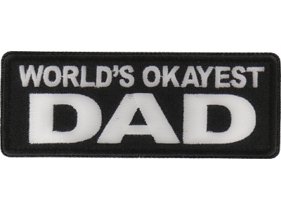 World's Okayest Dad Patch