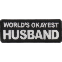 World's Okayest Husband Patch