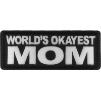 World's Okayest Mom Patch