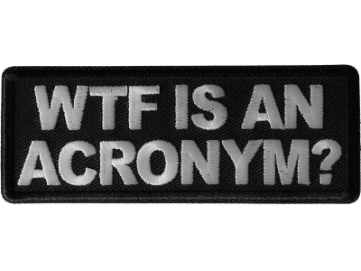 WTF is an Acronym Patch