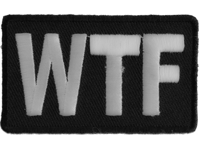 WTF Patch | Embroidered Patches