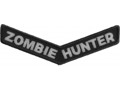 Zombie Hunter Stripe Patch | Embroidered Patches