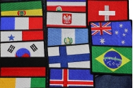 International Flag Patches