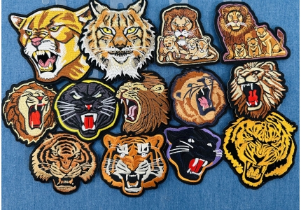 Tiger Patch, Large Animal Patches for Jackets by Ivamis Patches