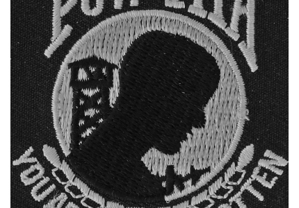 Fallen Heroes Never Forget Pow Mia WIA Kia in Memory of Those Who Made The Ultimate Sacrifice Patch, Large Patriotic Patches