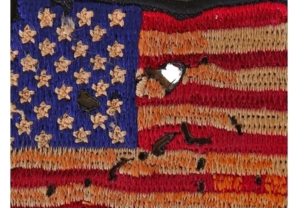 US FLAG, Vintage Color Embossed (2nd) - Gypsy Patch shop