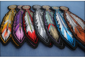 Shop Embroidered Feather Patches - Iron On or Sew On