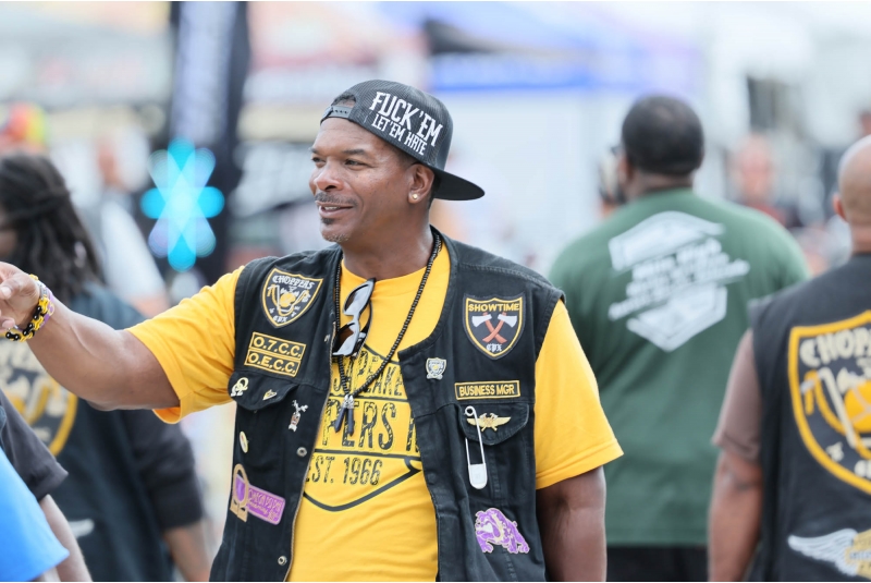 These are some Happy Bikers having a great time in Daytona