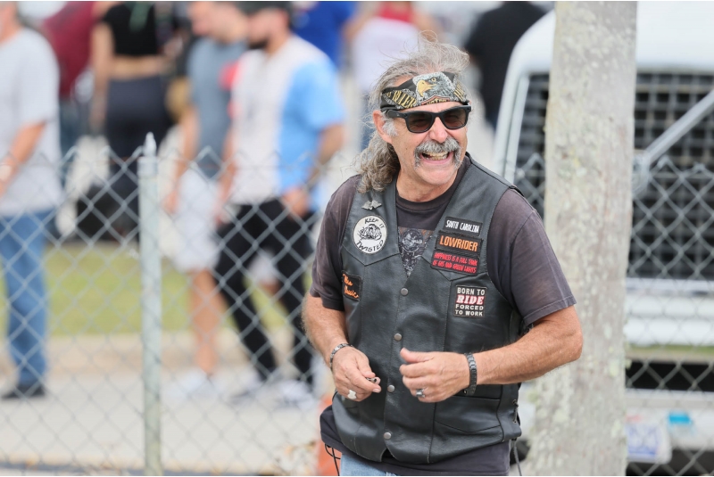 These are some Happy Bikers having a great time in Daytona