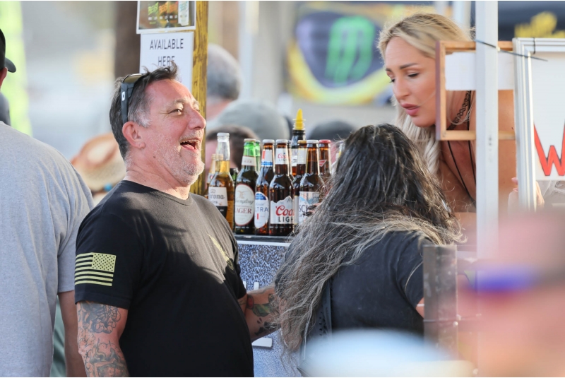 These are some Happy Bikers having a great time in Daytona