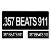 357 Beats 911 Sticker