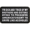 Americas Right To Drive Like Assholes Patch