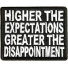 Higher Expectations Patch | Embroidered Patches