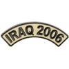 Iraq 2006 Rocker Patch | US Iraq War Military Veteran Patches