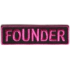 Founder Patch 3.5 Inch Pink | Rank And Title Patches