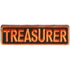 Treasurer Patch 3.5 Inch Orange