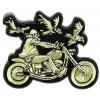 3 Vultures And Biker Small Fun Patch | Embroidered Biker Patches