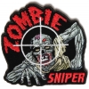 Zombie Sniper Small Patch | Embroidered Patches