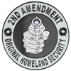 2nd Amendment Pointing Gun Large Patch | Embroidered Patches