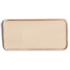 Tan 4 Inch Rectangular Blank Patch