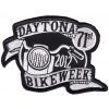 Daytona Bike Week 2012 Patch White