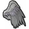 Silver Angel Right Wing Patch | Embroidered Patches