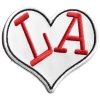 I Love LA Heart Patch | Embroidered Patches