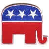 Republican Elephant Patch | Embroidered Patches