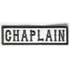 Chaplain Patch Black On White