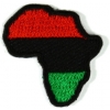 MINI African Map And Flag Patch