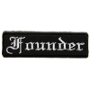 Founder Patch In Old English