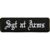 Sgt At Arms Patch In Old English